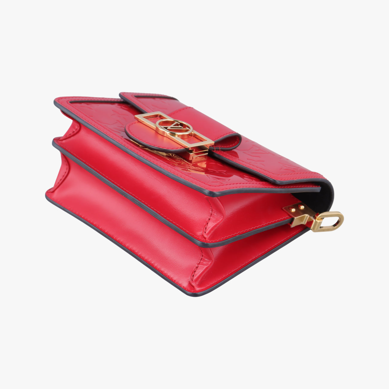 Pre-owned Louis Vuitton DAUPHINE　mini Red Vernis M90499 shoulderbag | stylenewstar