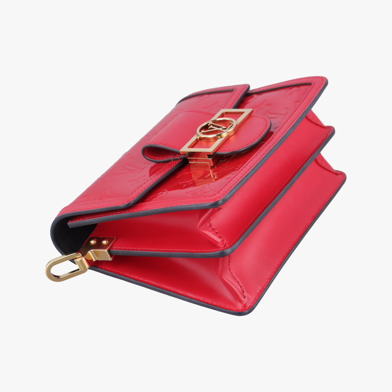 Pre-owned Louis Vuitton DAUPHINE　mini Red Vernis M90499 shoulderbag | stylenewstar