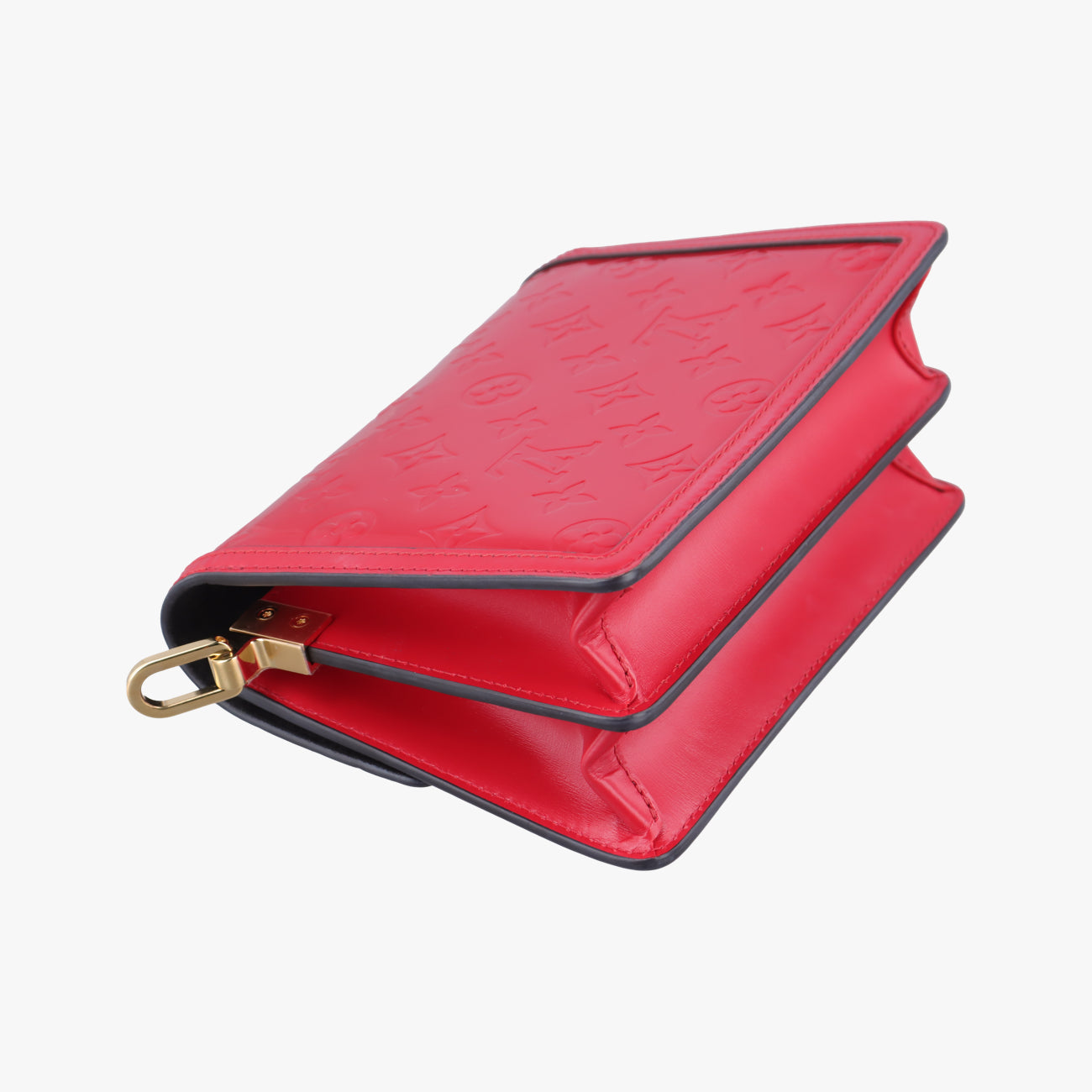 Pre-owned Louis Vuitton DAUPHINE　mini Red Vernis M90499 shoulderbag | stylenewstar