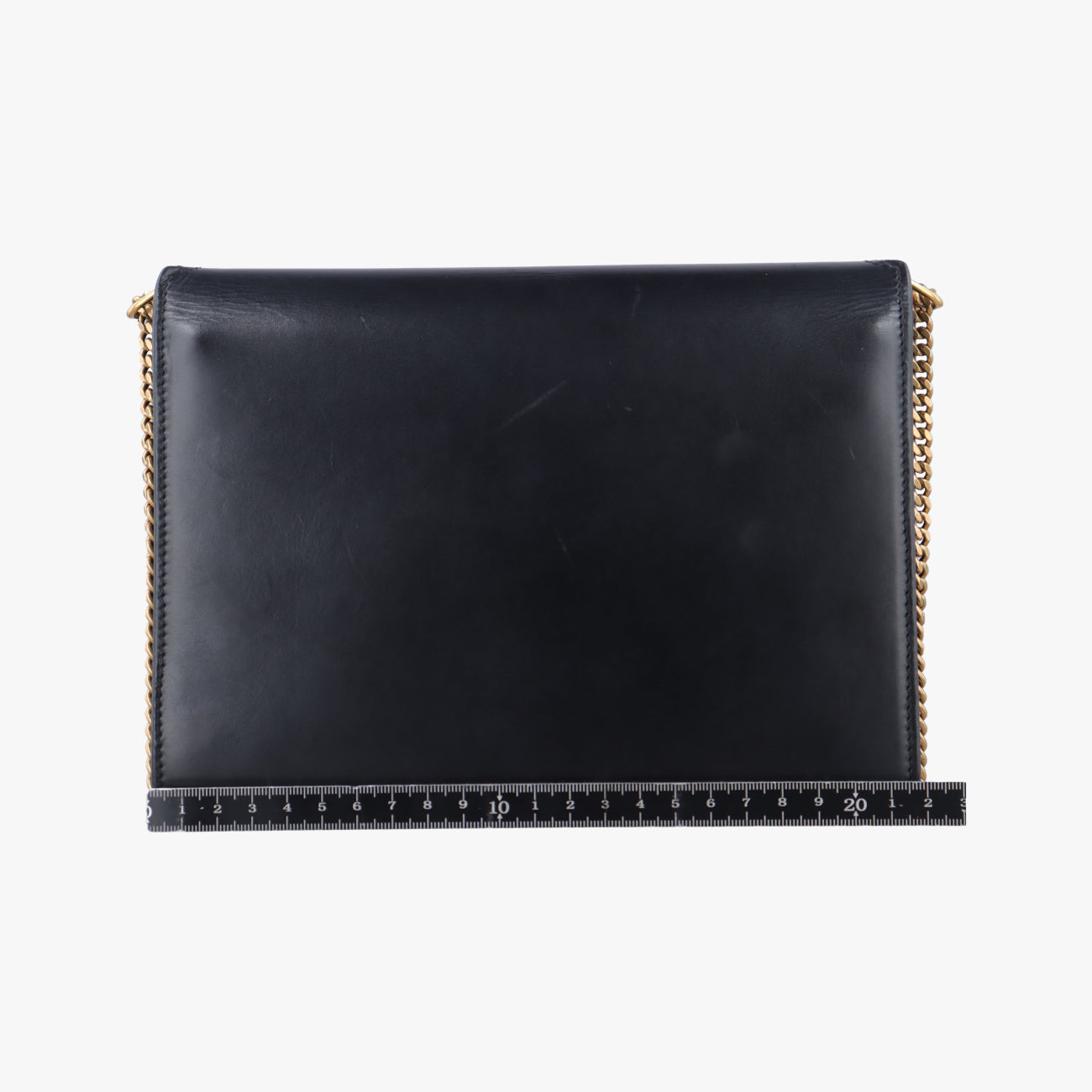 Pre-owned Yves Saint Laurent CASSANDRA Black Leather 532750 shoulderbag | stylenewstar