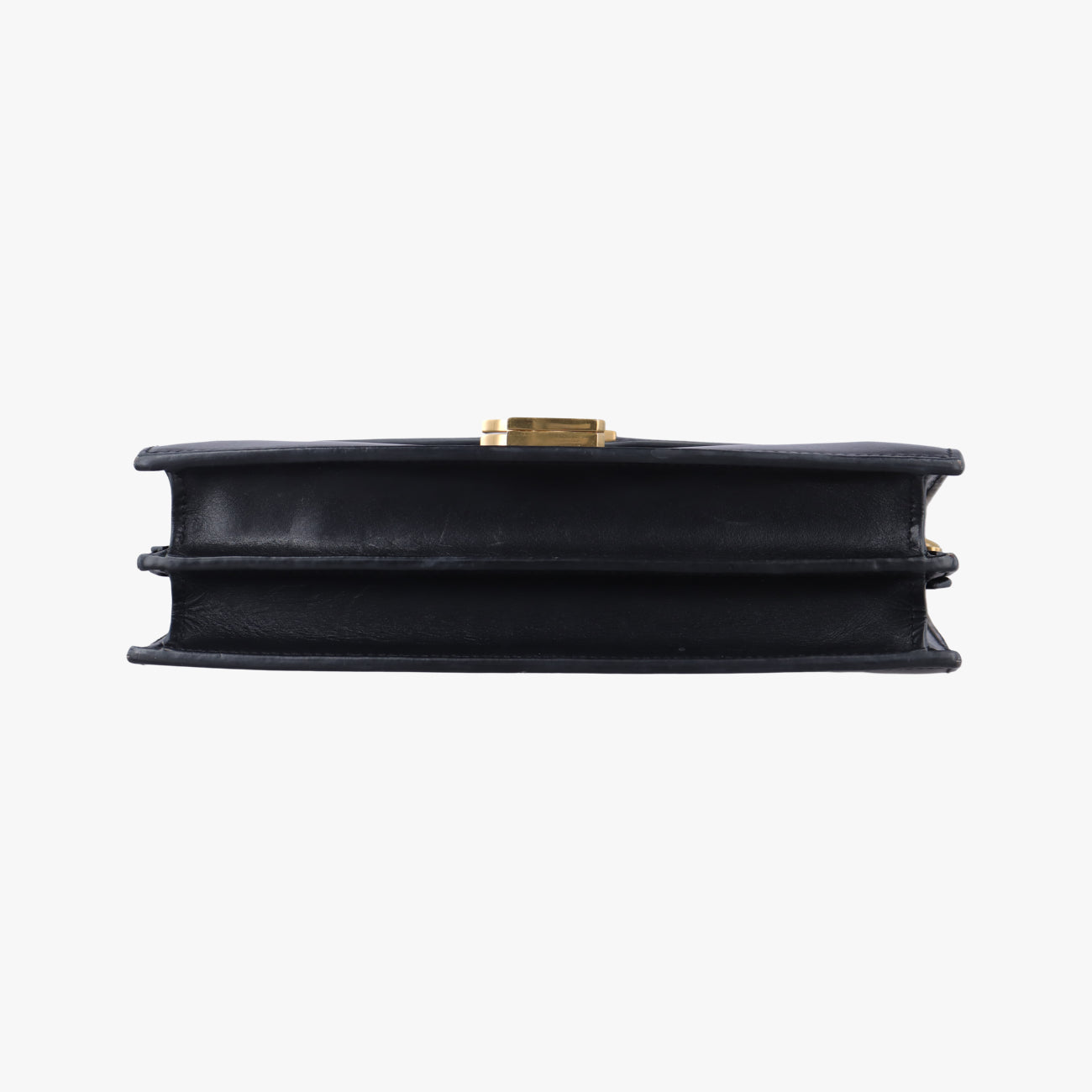 Pre-owned Yves Saint Laurent CASSANDRA Black Leather 532750 shoulderbag | stylenewstar