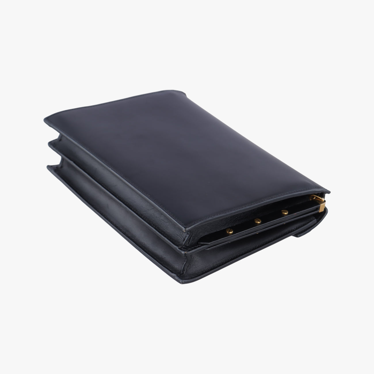 Pre-owned Yves Saint Laurent CASSANDRA Black Leather 532750 shoulderbag | stylenewstar