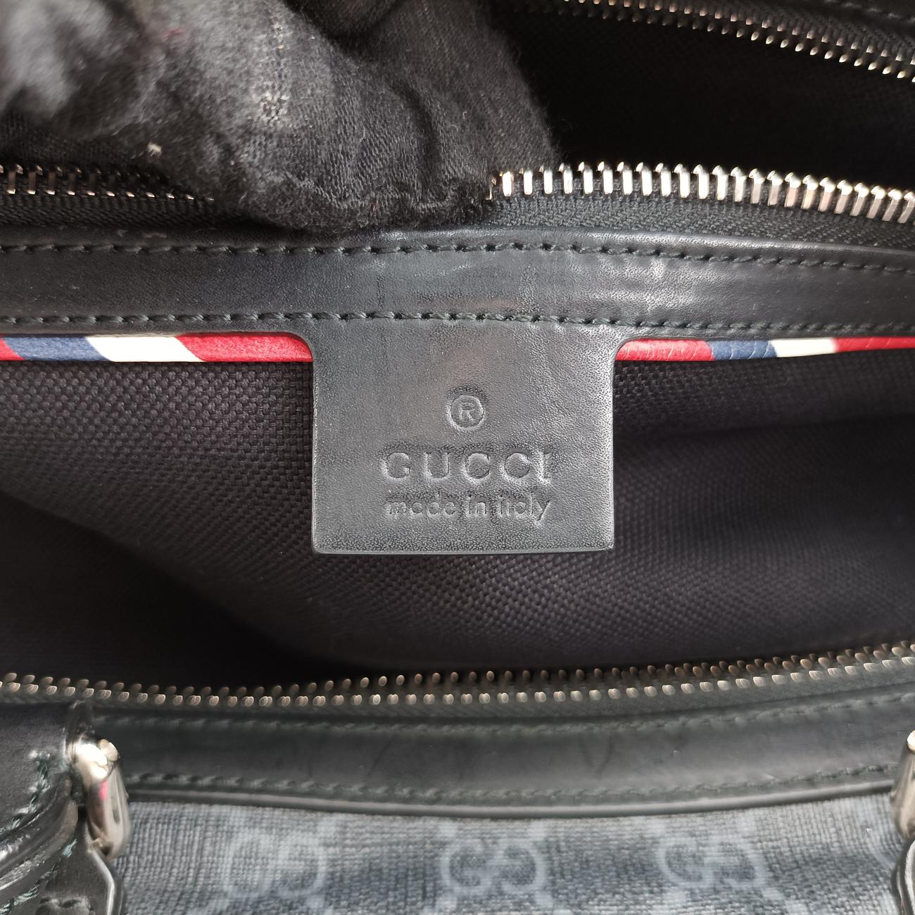 Pre-owned Gucci GG Supreme Carry-On Duffel Multicolour PVC coated canvas 474131 shoulderbag | stylenewstar