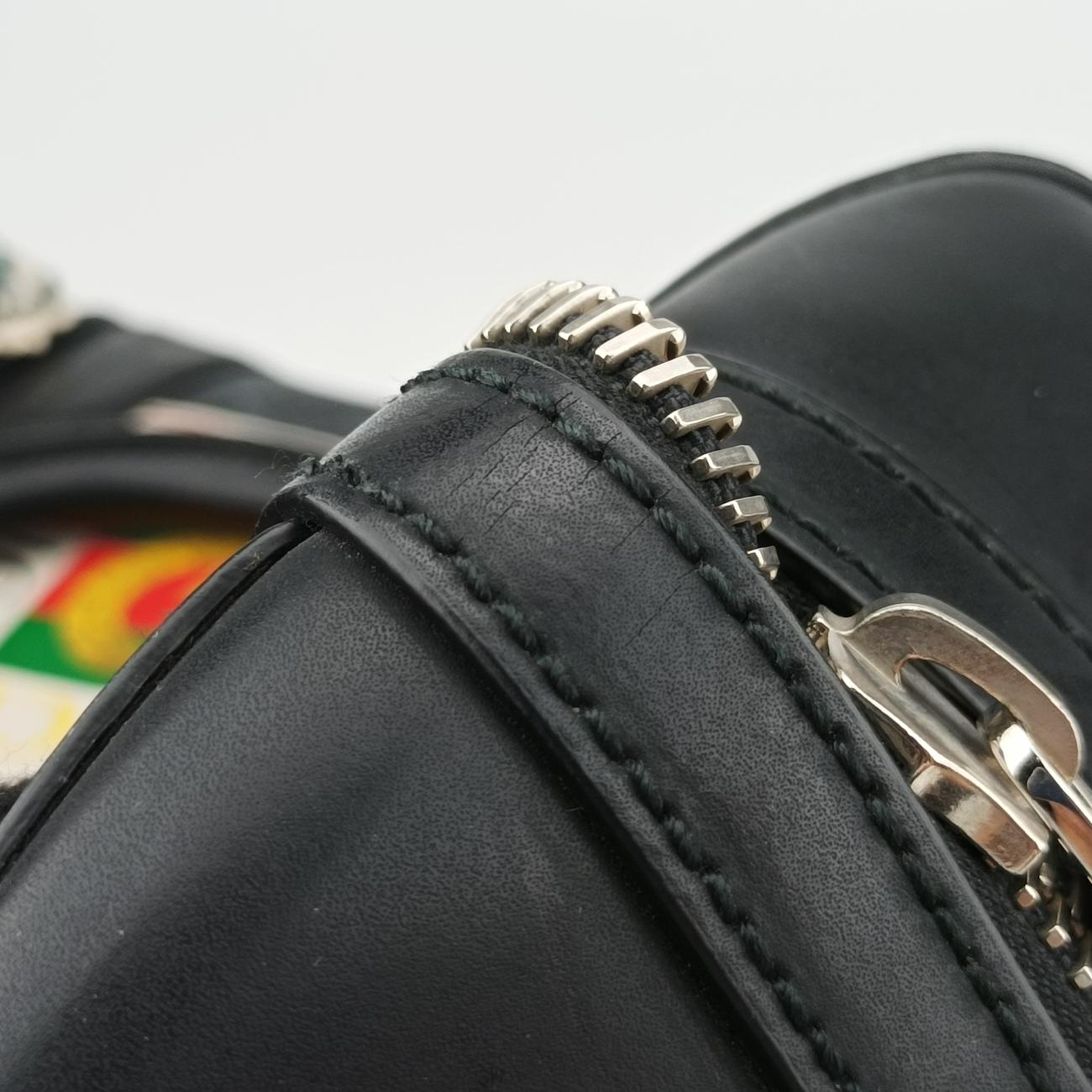 Pre-owned Gucci GG Supreme Carry-On Duffel Multicolour PVC coated canvas 474131 shoulderbag | stylenewstar