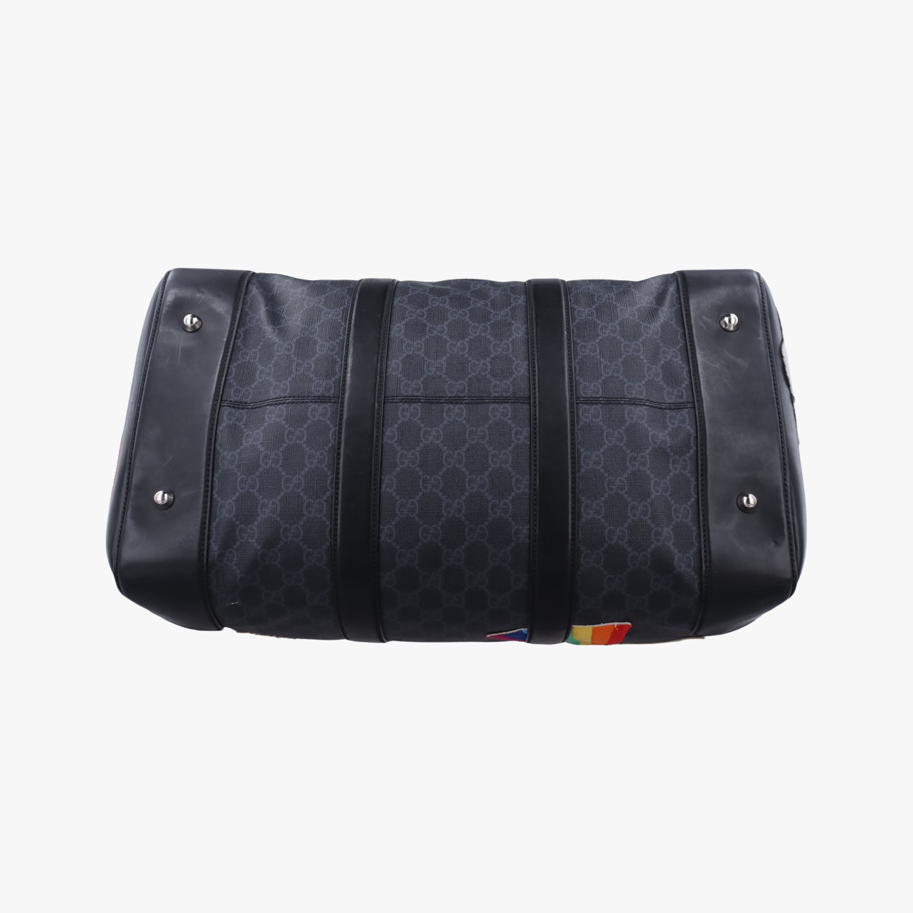 Pre-owned Gucci GG Supreme Carry-On Duffel Multicolour PVC coated canvas 474131 shoulderbag | stylenewstar
