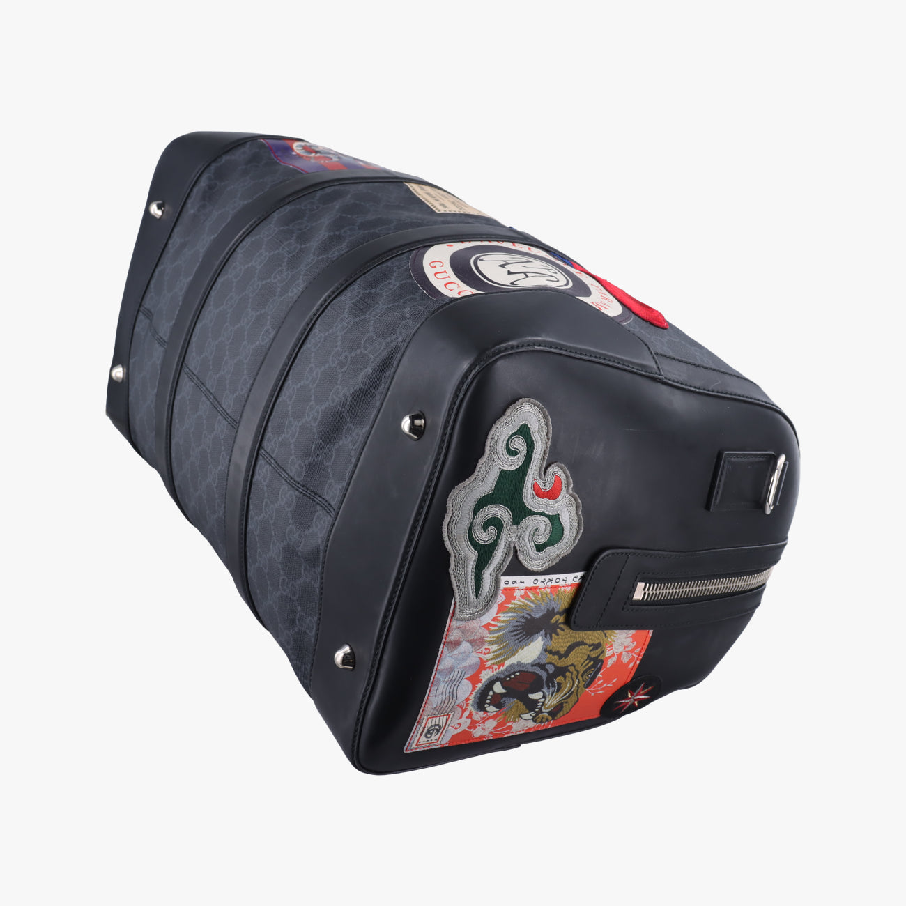 Pre-owned Gucci GG Supreme Carry-On Duffel Multicolour PVC coated canvas 474131 shoulderbag | stylenewstar