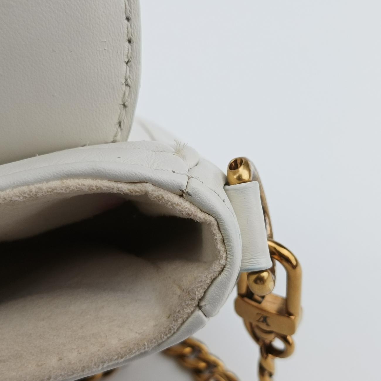 Pre-owned Louis Vuitton New Wave Multi-Pochette SNOW Leather Ｍ56466 shoulderbag | stylenewstar