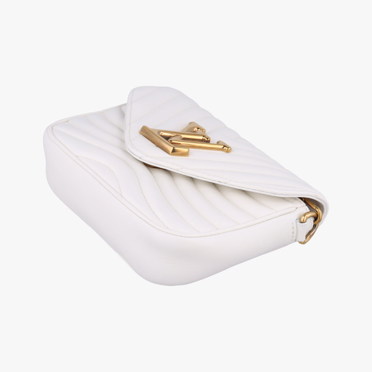 Pre-owned Louis Vuitton New Wave Multi-Pochette SNOW Leather Ｍ56466 shoulderbag | stylenewstar