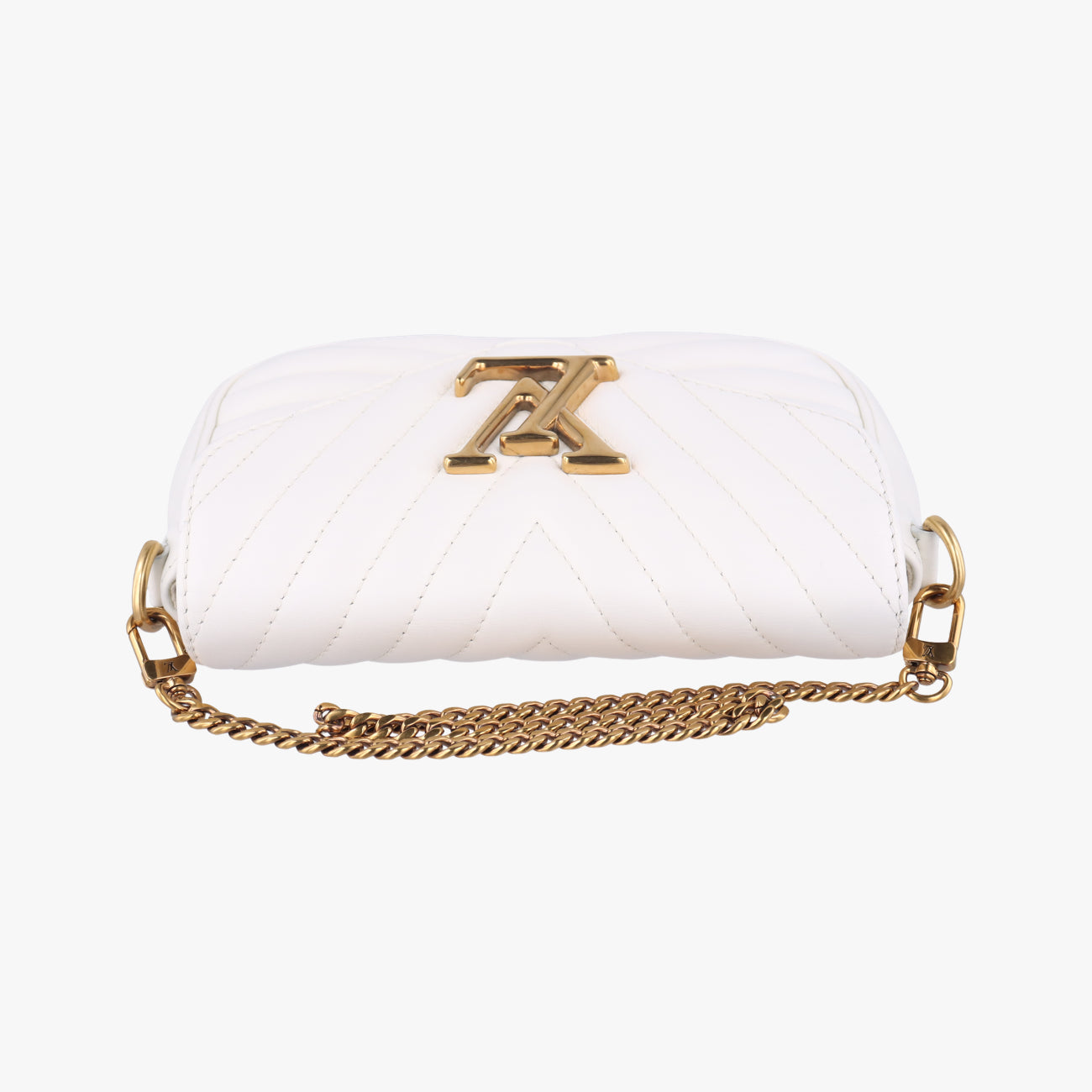 Pre-owned Louis Vuitton New Wave Multi-Pochette SNOW Leather Ｍ56466 shoulderbag | stylenewstar