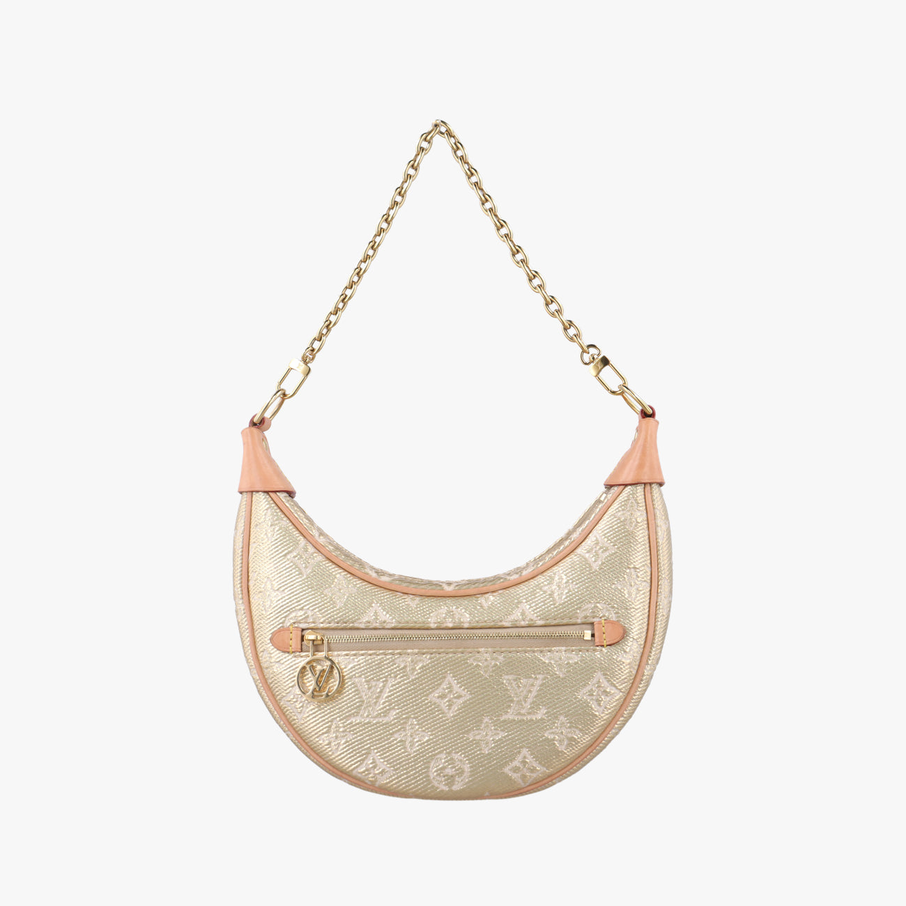 Vintage Louis Vuitton LOOP golden Monogram laminated jacquard M22928 shoulderbag | stylenewstar