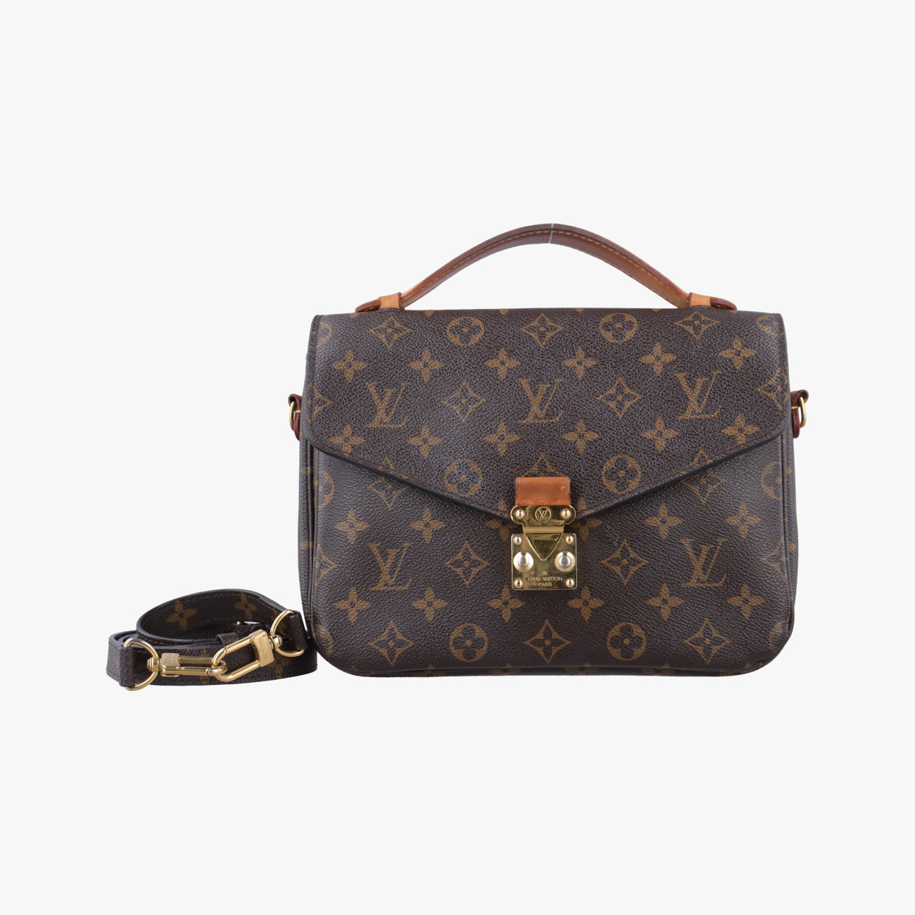 Pre-owned Louis Vuitton Pochette Metis MM Brown Monogram Canvas M44875 shoulderbag | stylenewstar
