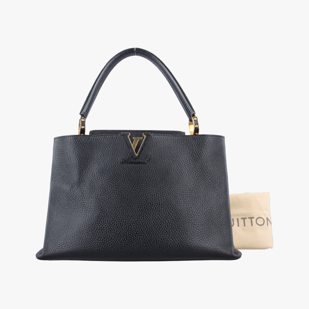 CapucinesPM Noir Leather AR1105