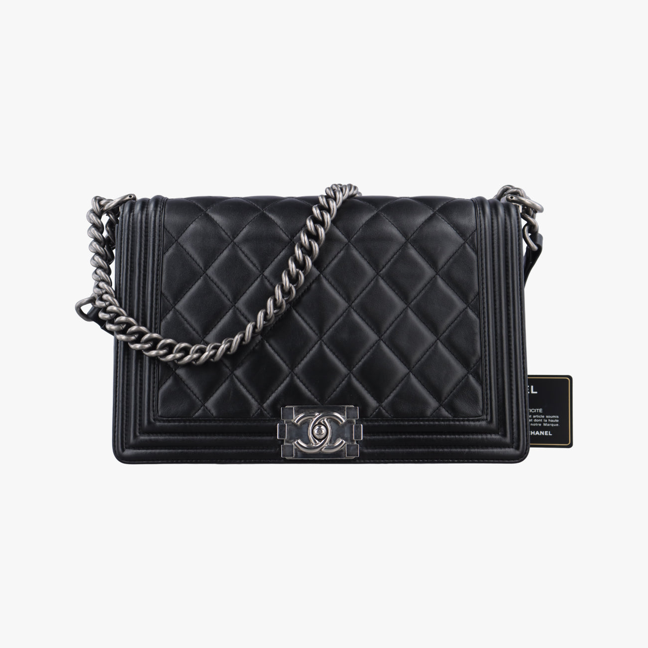 BOY CHANEL Black Leather 19092811