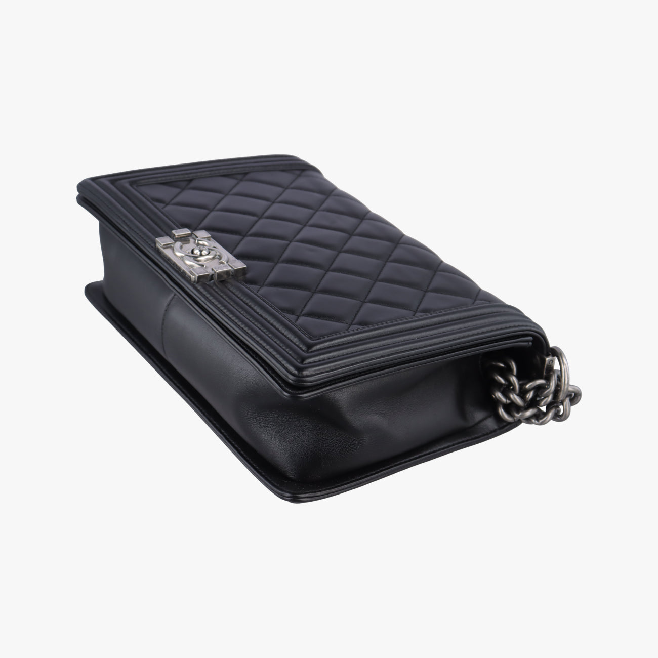 Pre-owned Chanel BOY CHANEL Black Leather A92269 shoulderbag | stylenewstar