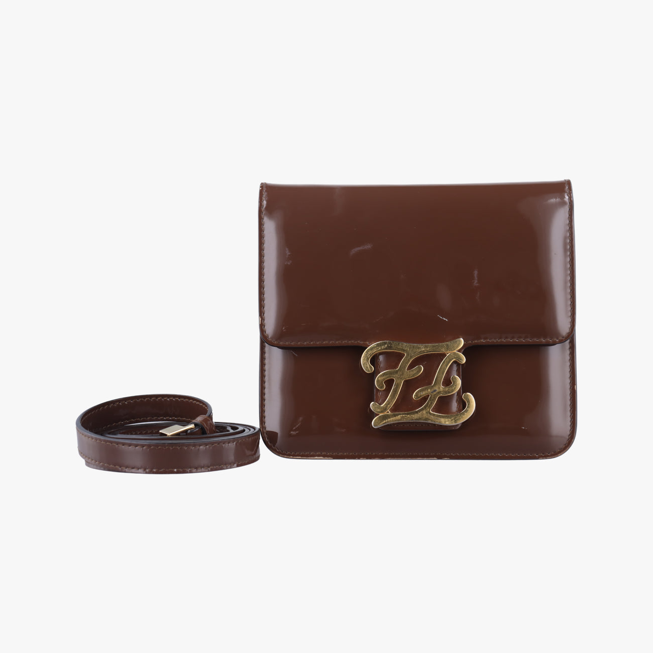 Karligraphy Brown Patent 8BT317 A5AU 199.0189