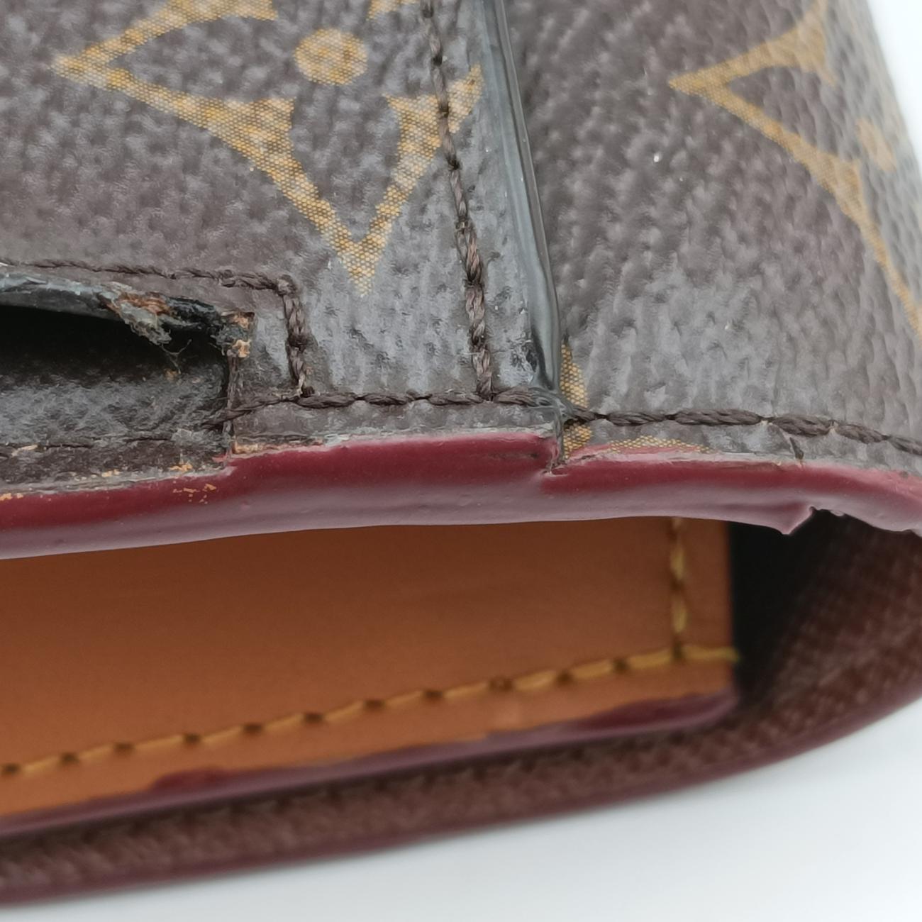 Pre-owned Louis Vuitton S-Lock Belt Pouch PM Brown Monogram Canvas M44667 bum bag/waist bag | stylenewstar