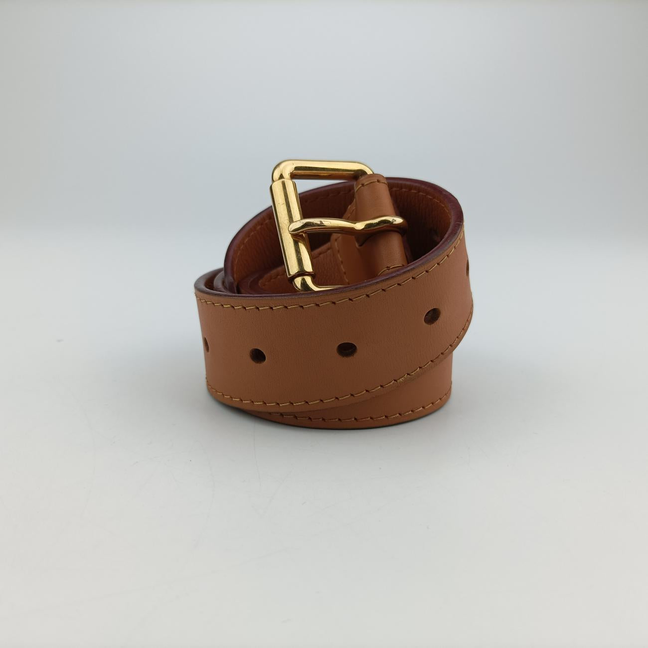 Pre-owned Louis Vuitton S-Lock Belt Pouch PM Brown Monogram Canvas M44667 bum bag/waist bag | stylenewstar