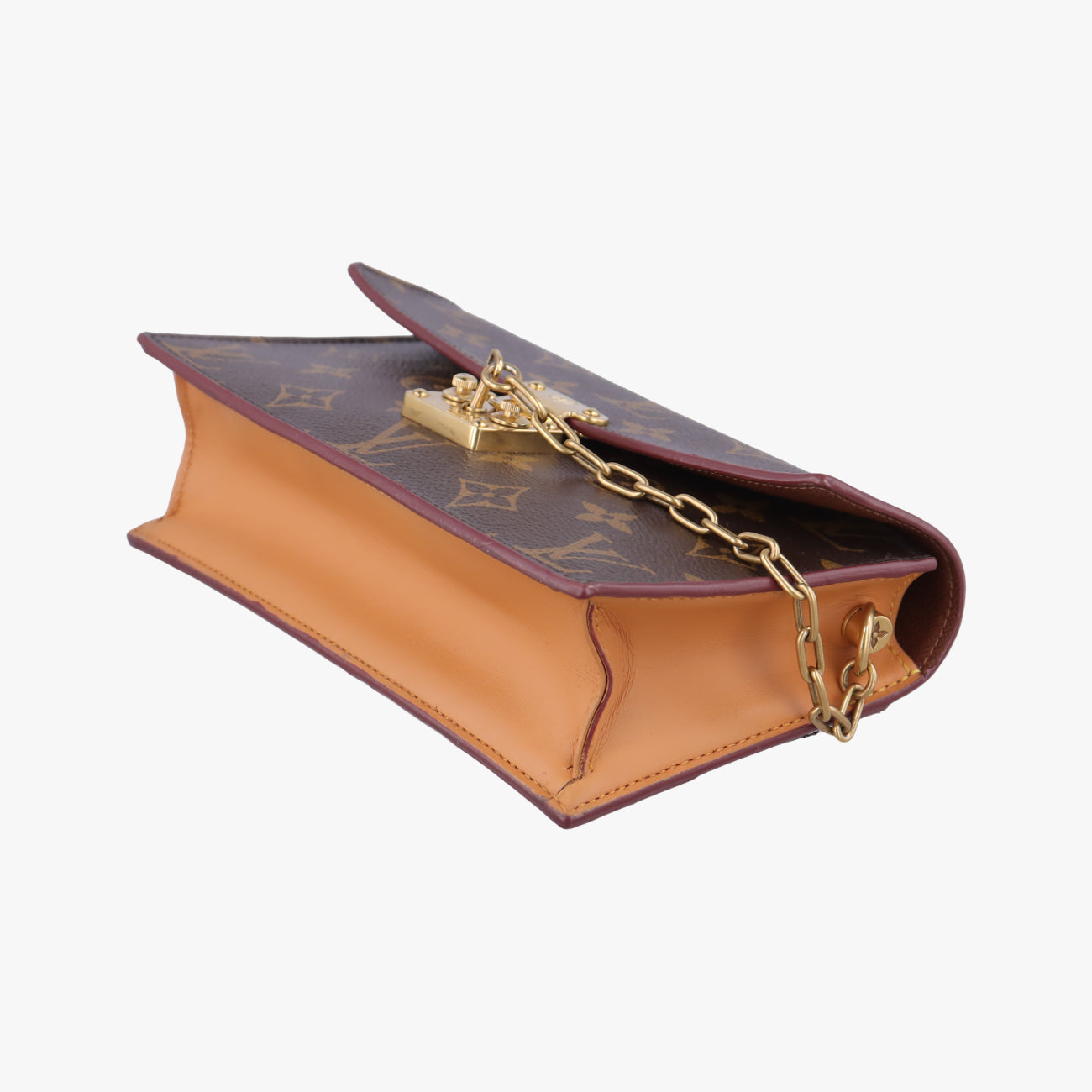 Pre-owned Louis Vuitton S-Lock Belt Pouch PM Brown Monogram Canvas M44667 bum bag/waist bag | stylenewstar