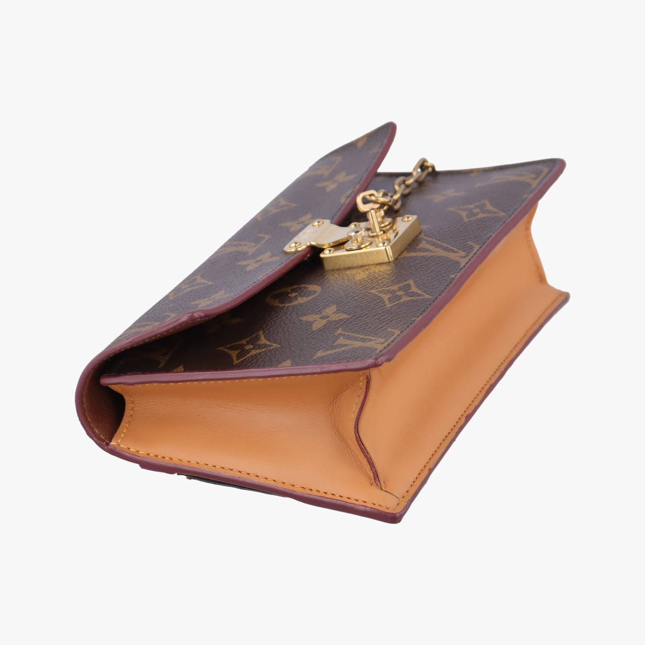 Pre-owned Louis Vuitton S-Lock Belt Pouch PM Brown Monogram Canvas M44667 bum bag/waist bag | stylenewstar