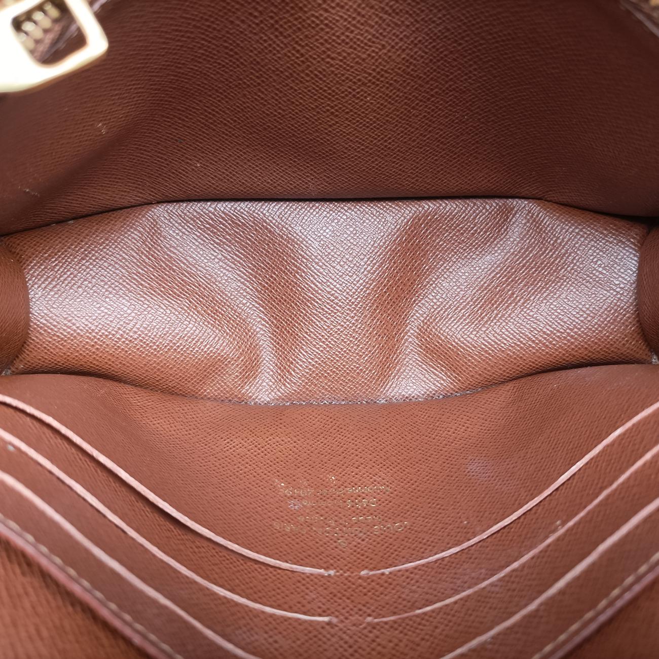 Pre-owned Louis Vuitton S-Lock Belt Pouch PM Brown Monogram Canvas M44667 bum bag/waist bag | stylenewstar