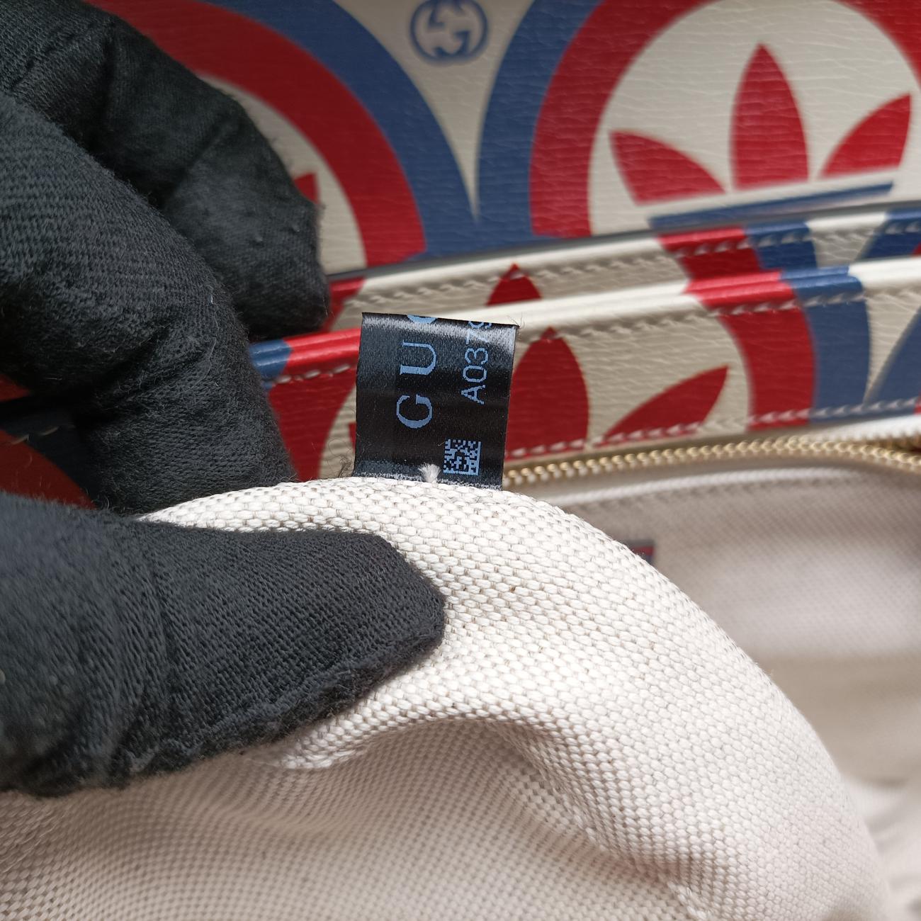 Secondhand Gucci The Hacker Project Horsebit 1955 Multicolour Leather 602204 shoulderbag | stylenewstar