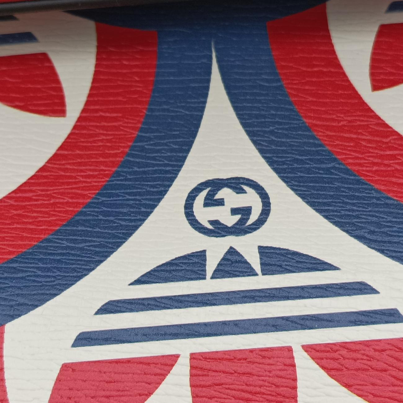 Secondhand Gucci The Hacker Project Horsebit 1955 Multicolour Leather 602204 shoulderbag | stylenewstar