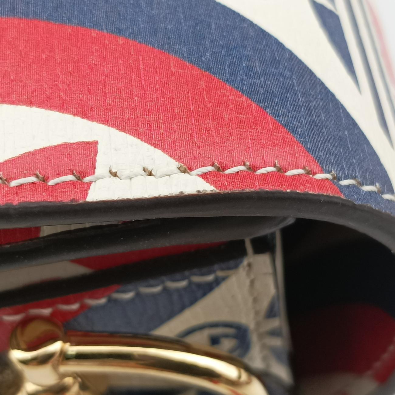 Secondhand Gucci The Hacker Project Horsebit 1955 Multicolour Leather 602204 shoulderbag | stylenewstar