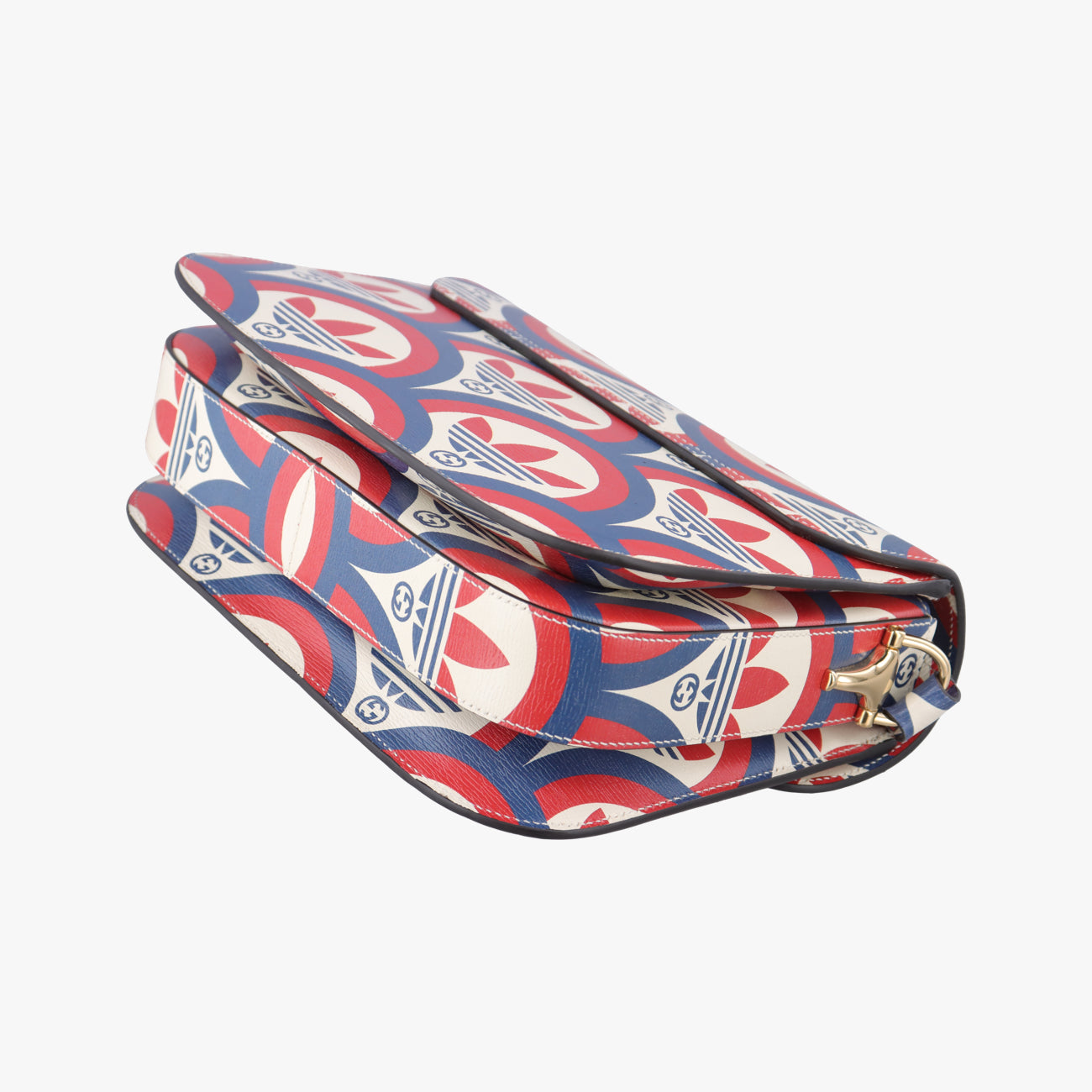 Secondhand Gucci The Hacker Project Horsebit 1955 Multicolour Leather 602204 shoulderbag | stylenewstar