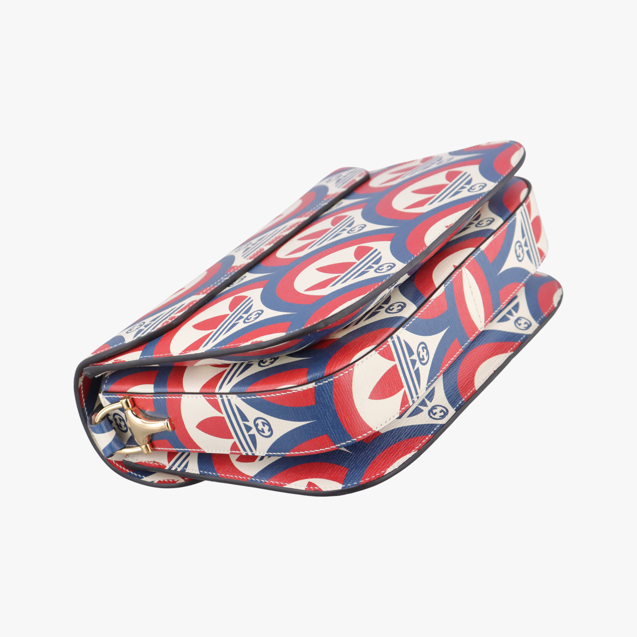 Secondhand Gucci The Hacker Project Horsebit 1955 Multicolour Leather 602204 shoulderbag | stylenewstar