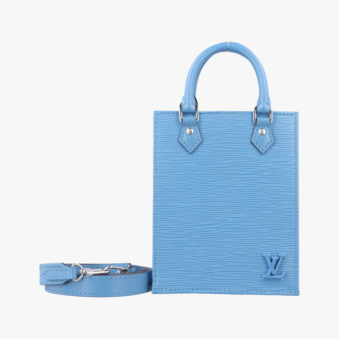 Petite Sac Plat BLEUET Epi CA0281