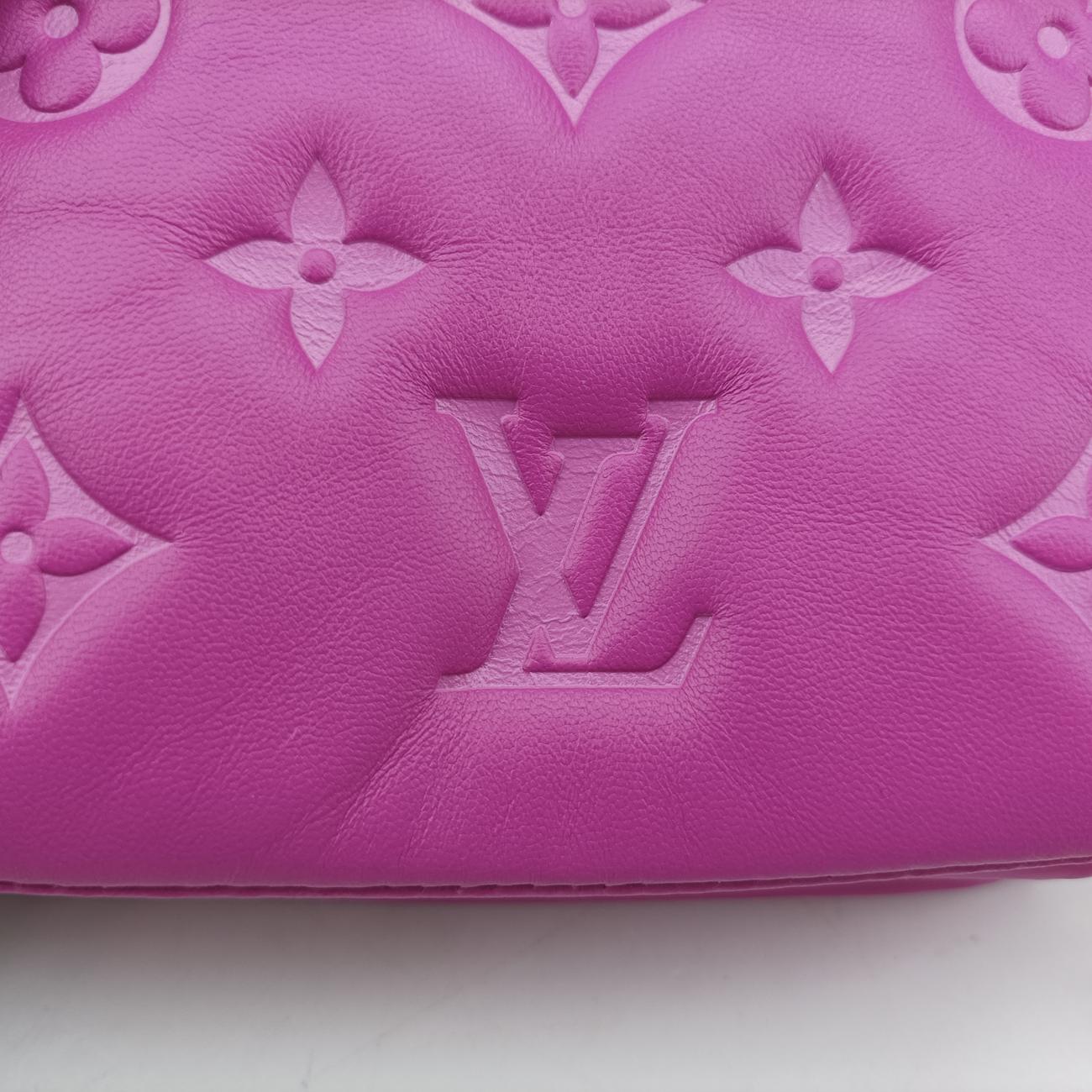 Pre-owned Louis Vuitton COUSSIN ORCHIDEE lambskin M81127 shoulderbag | stylenewstar