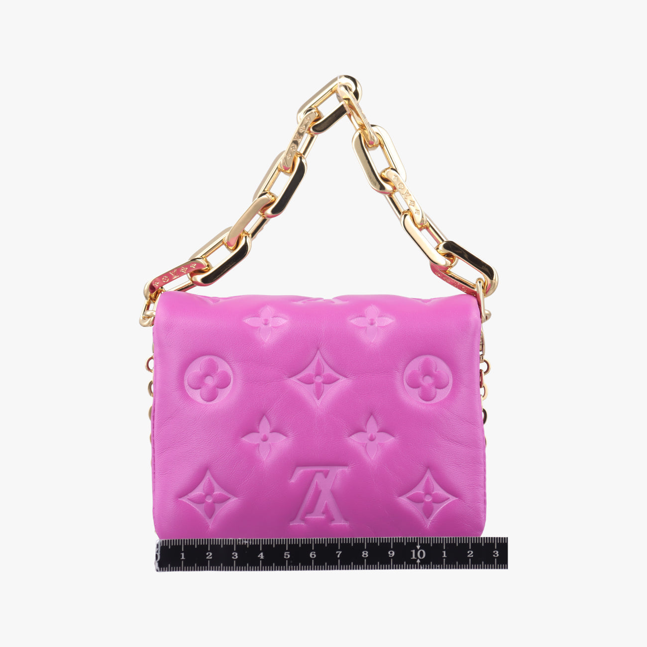 Pre-owned Louis Vuitton COUSSIN ORCHIDEE lambskin M81127 shoulderbag | stylenewstar