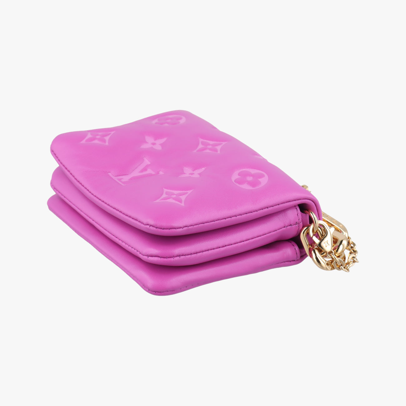 Pre-owned Louis Vuitton COUSSIN ORCHIDEE lambskin M81127 shoulderbag | stylenewstar