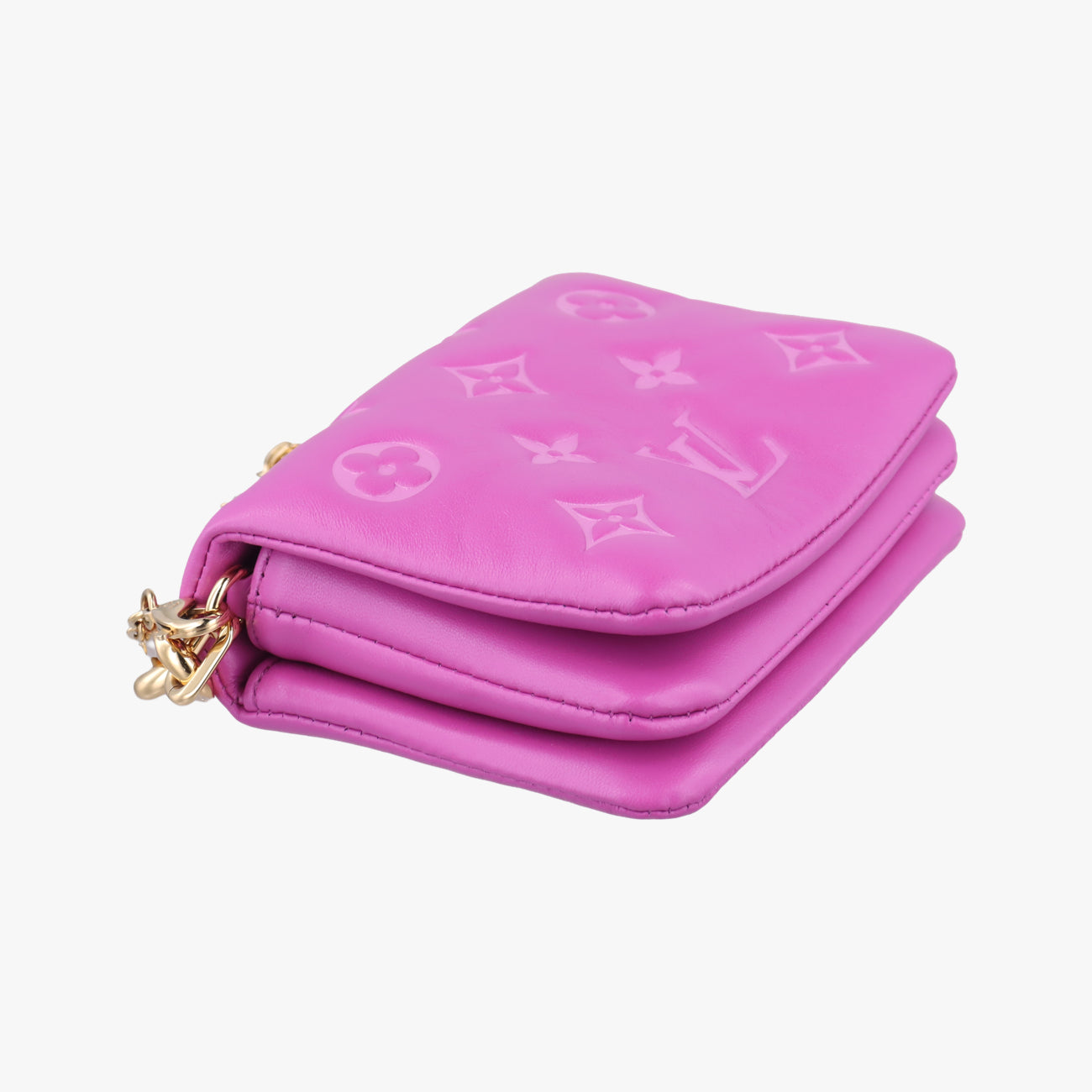 Pre-owned Louis Vuitton COUSSIN ORCHIDEE lambskin M81127 shoulderbag | stylenewstar