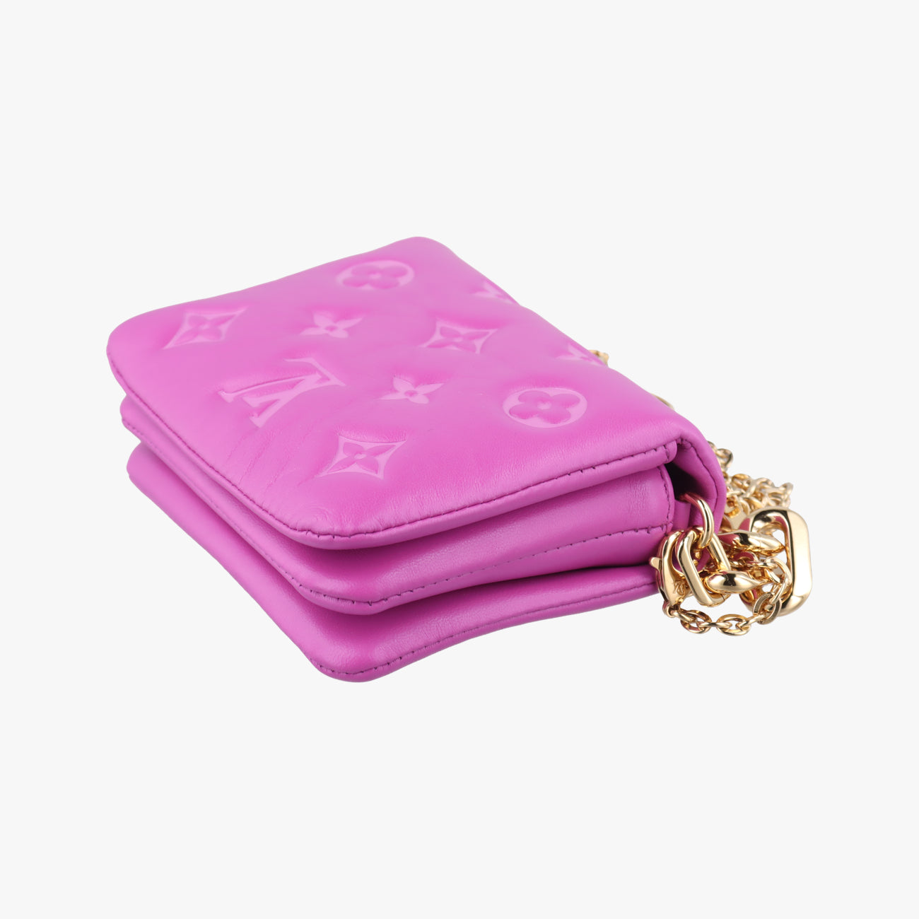 Pre-owned Louis Vuitton COUSSIN ORCHIDEE lambskin M81127 shoulderbag | stylenewstar