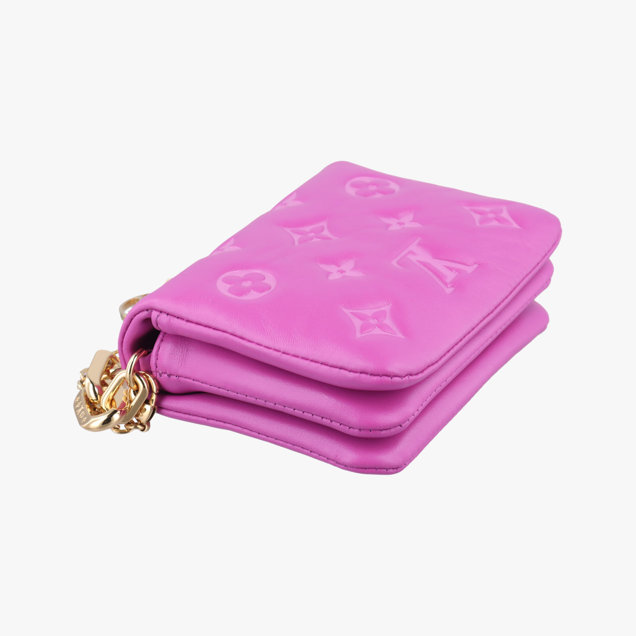 Pre-owned Louis Vuitton COUSSIN ORCHIDEE lambskin M81127 shoulderbag | stylenewstar