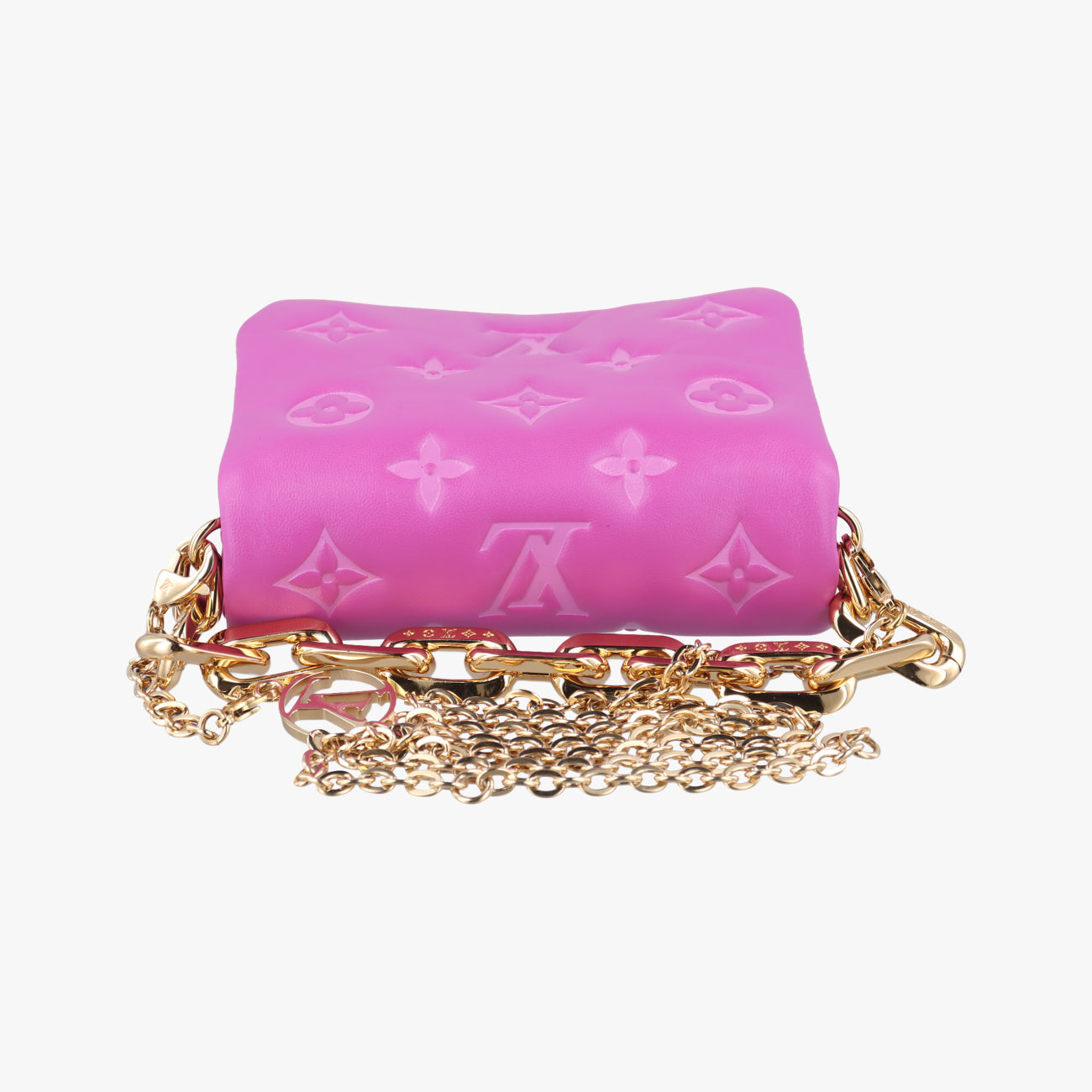 Pre-owned Louis Vuitton COUSSIN ORCHIDEE lambskin M81127 shoulderbag | stylenewstar