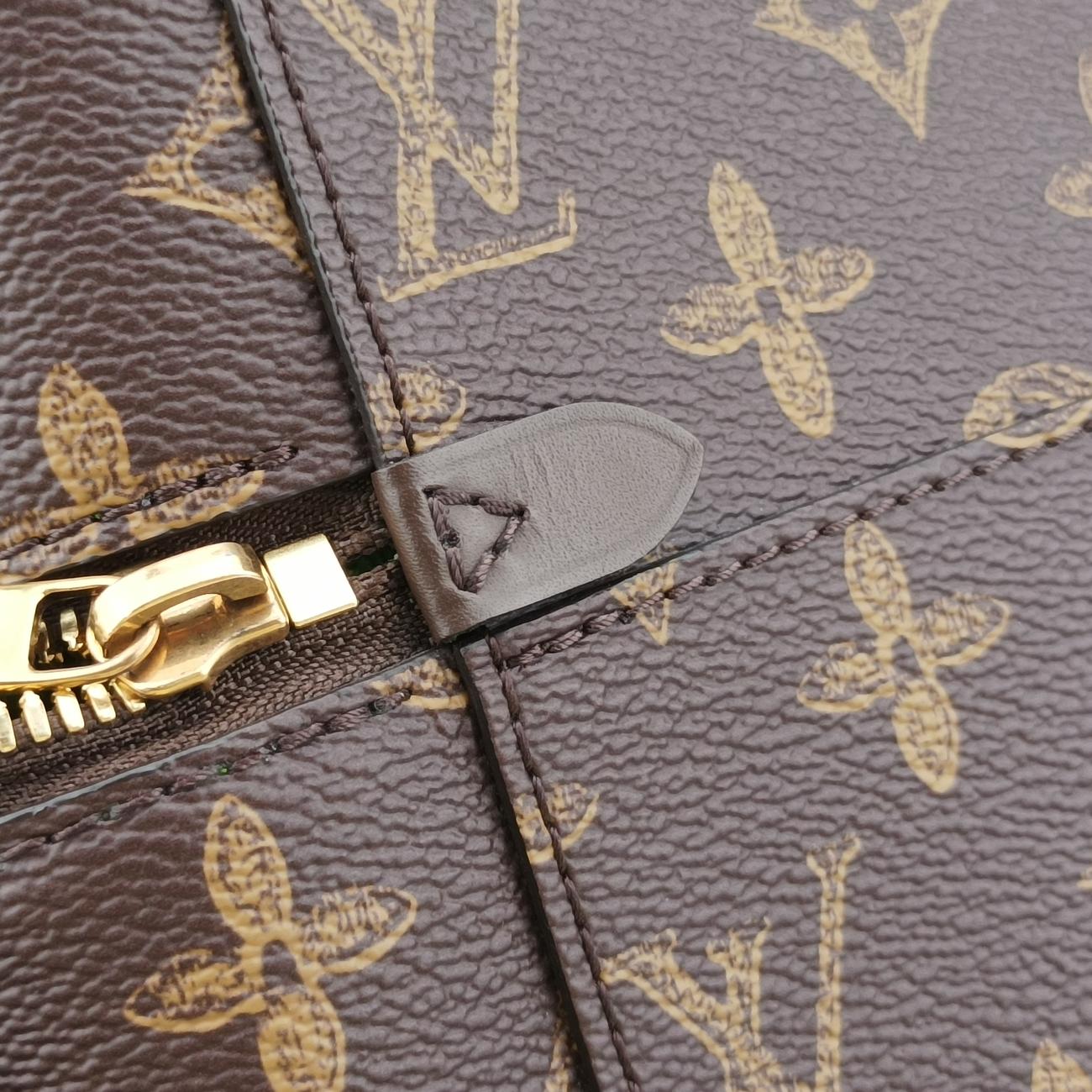 Pre-owned Louis Vuitton Monogram (No. 7) Vertical Box Trunk Brown PVC coated canvas M59664 shoulderbag | stylenewstar