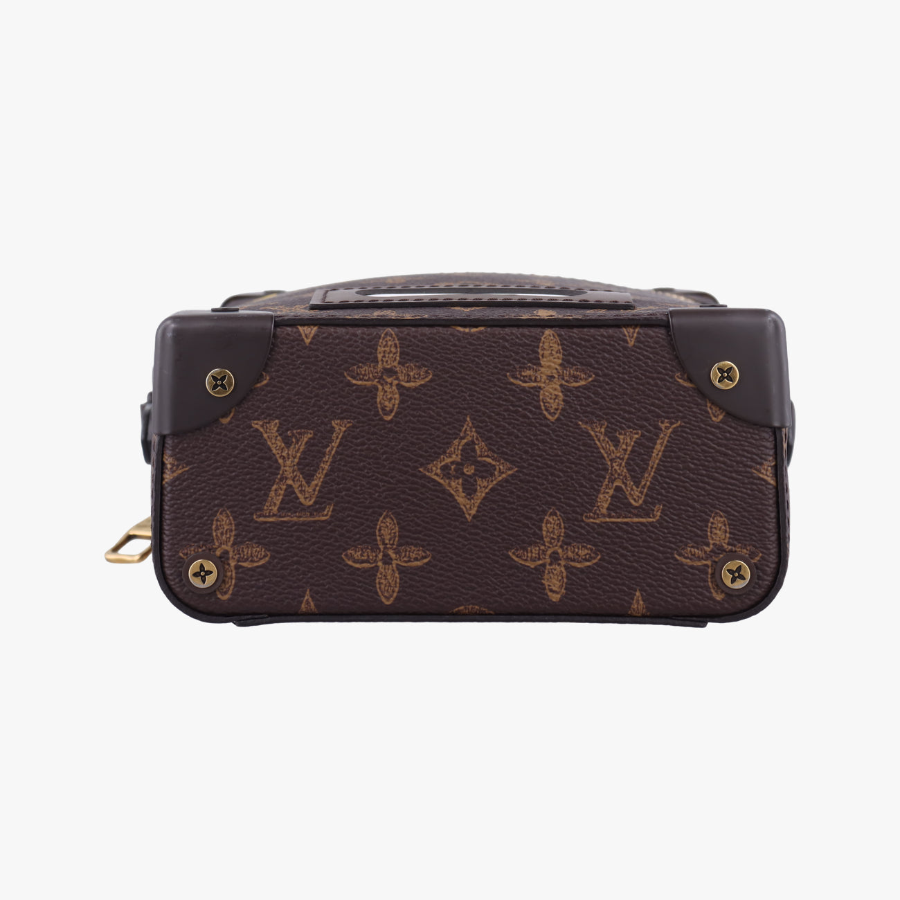 Pre-owned Louis Vuitton Monogram (No. 7) Vertical Box Trunk Brown PVC coated canvas M59664 shoulderbag | stylenewstar