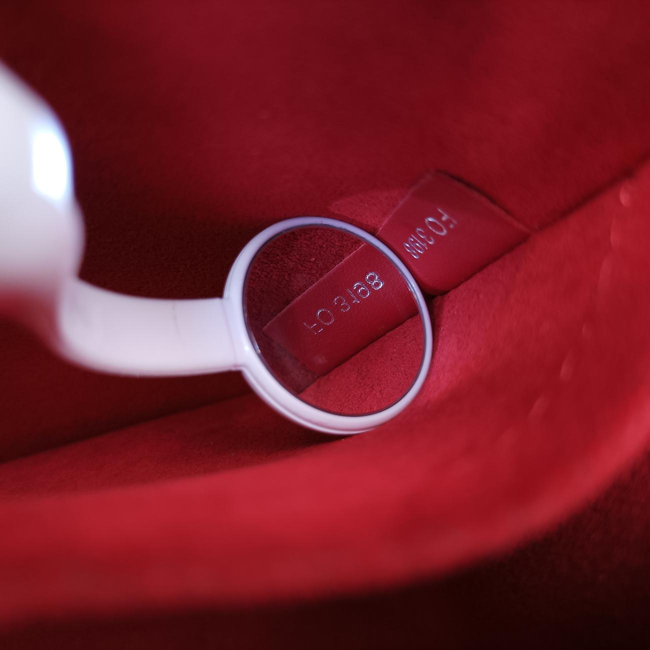 Pre-owned Louis Vuitton Very Chain Bag Ruby leather M44285 shoulderbag | stylenewstar