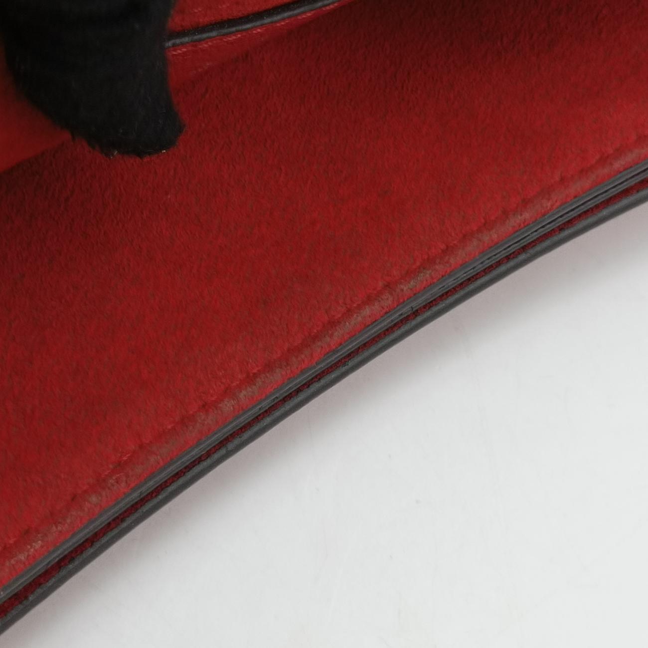 Pre-owned Louis Vuitton Very Chain Bag Ruby leather M44285 shoulderbag | stylenewstar