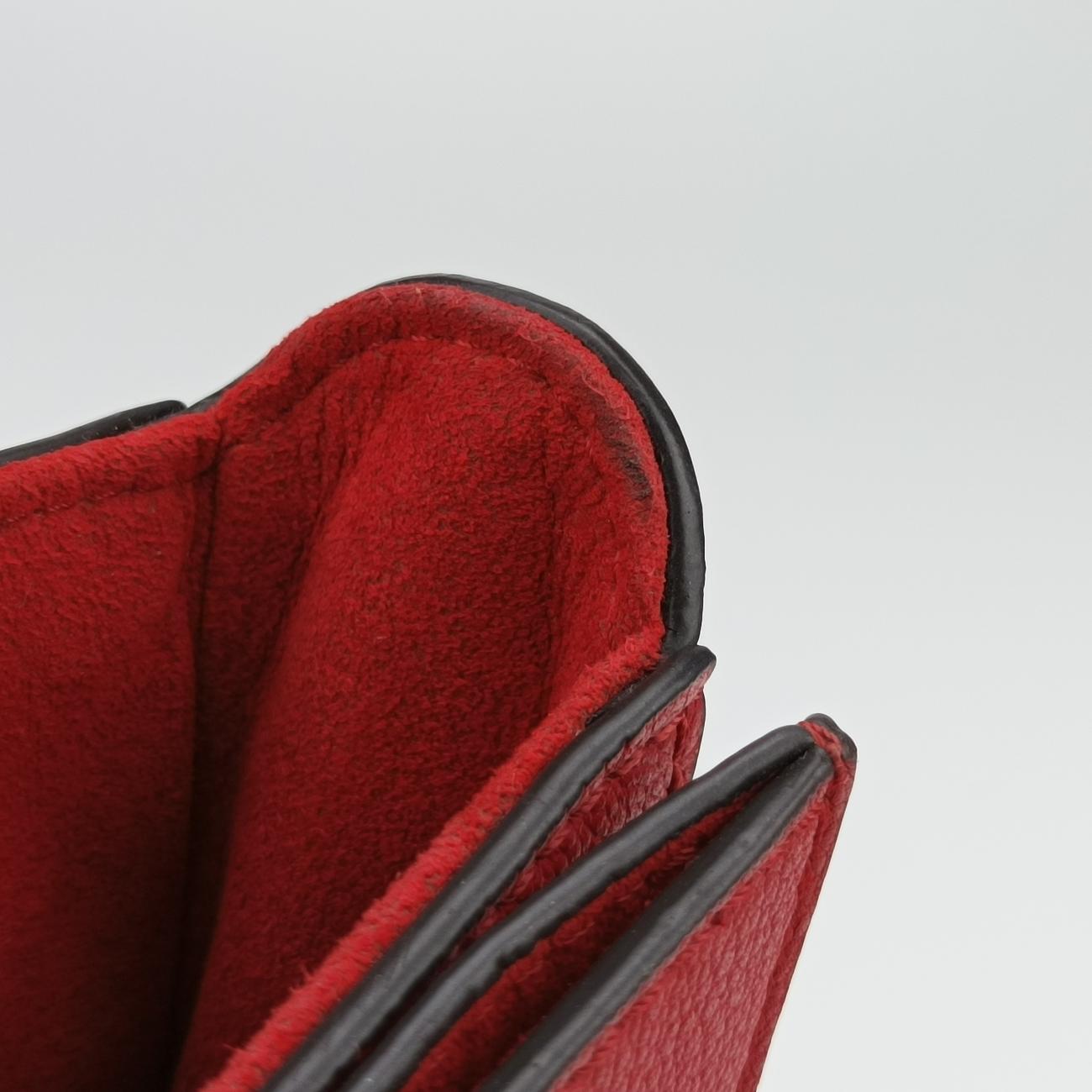 Pre-owned Louis Vuitton Very Chain Bag Ruby leather M44285 shoulderbag | stylenewstar