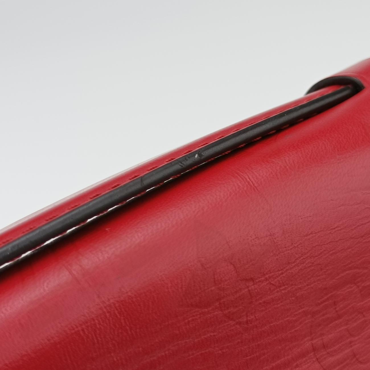 Pre-owned Louis Vuitton Very Chain Bag Ruby leather M44285 shoulderbag | stylenewstar