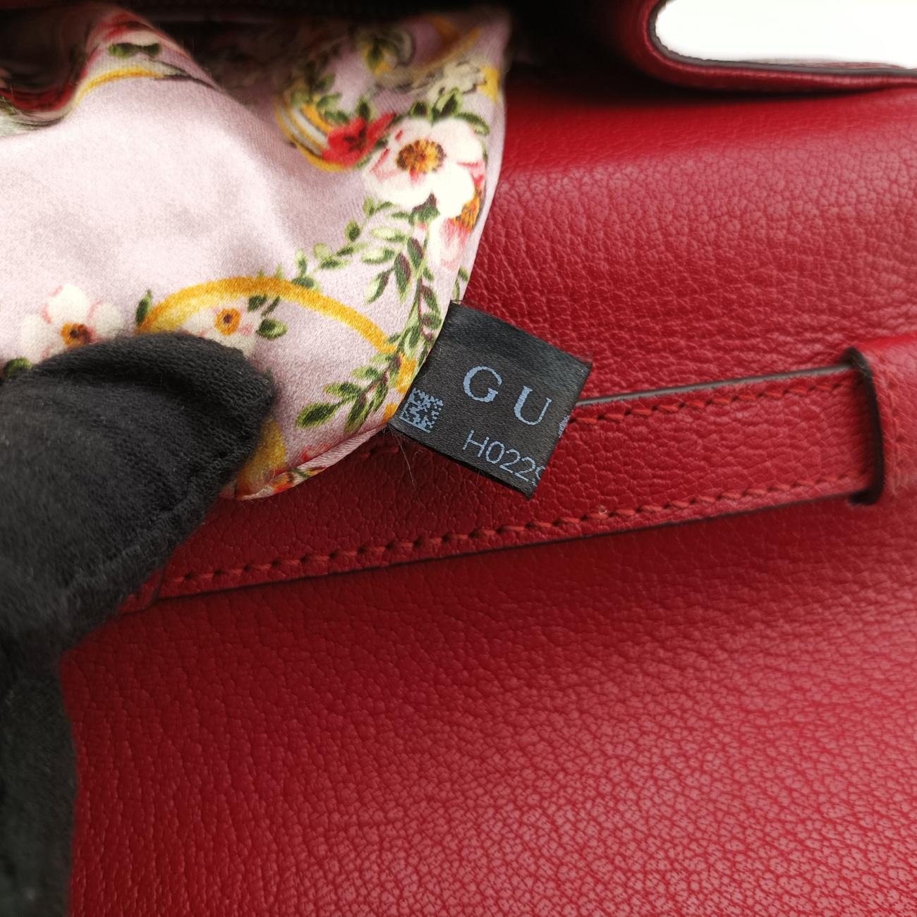 Vintage Gucci Ottilia Red×Multicolor Leather 488712 shoulderbag | stylenewstar