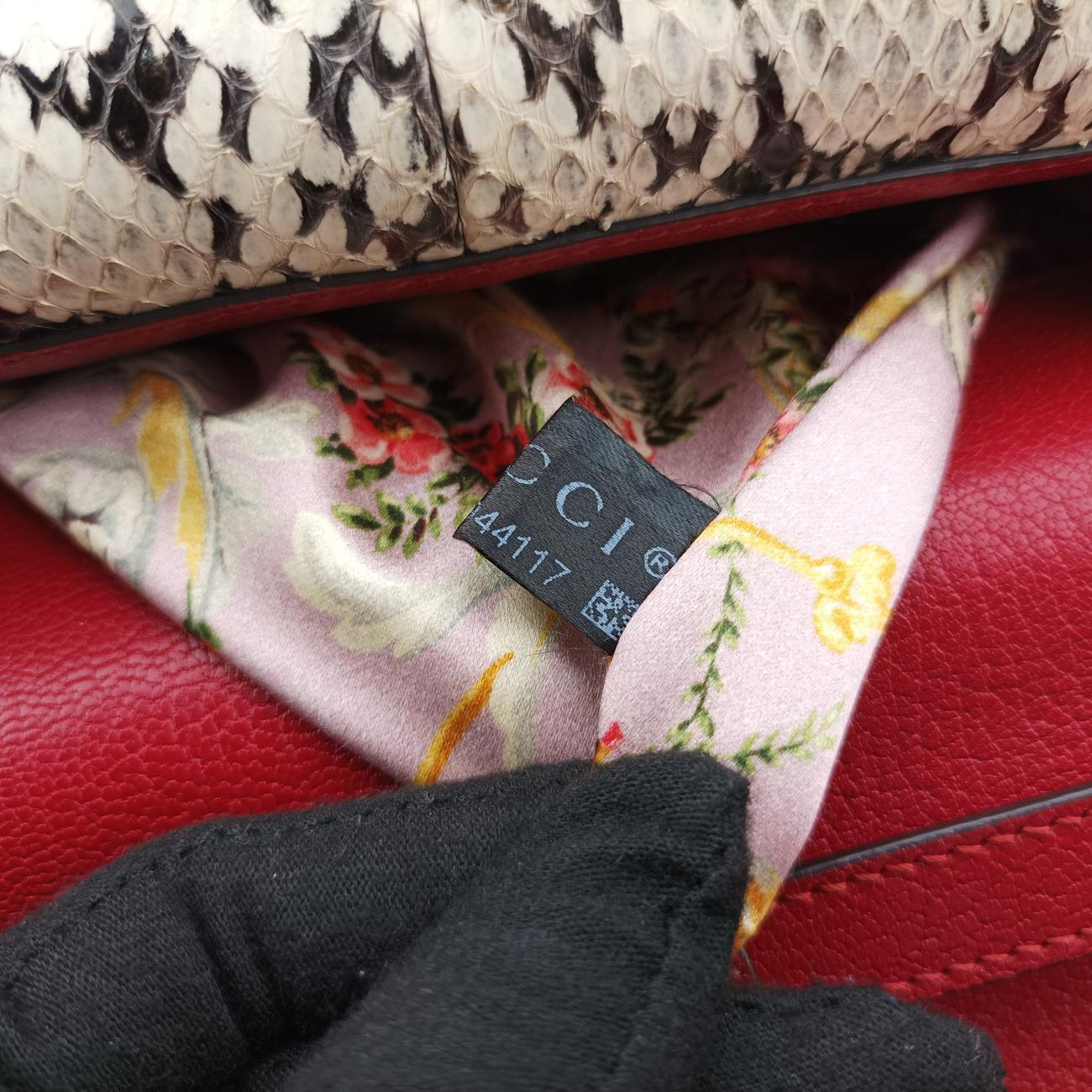 Vintage Gucci Ottilia Red×Multicolor Leather 488712 shoulderbag | stylenewstar