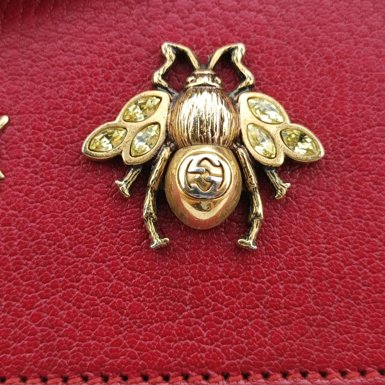 Vintage Gucci Ottilia Red×Multicolor Leather 488712 shoulderbag | stylenewstar