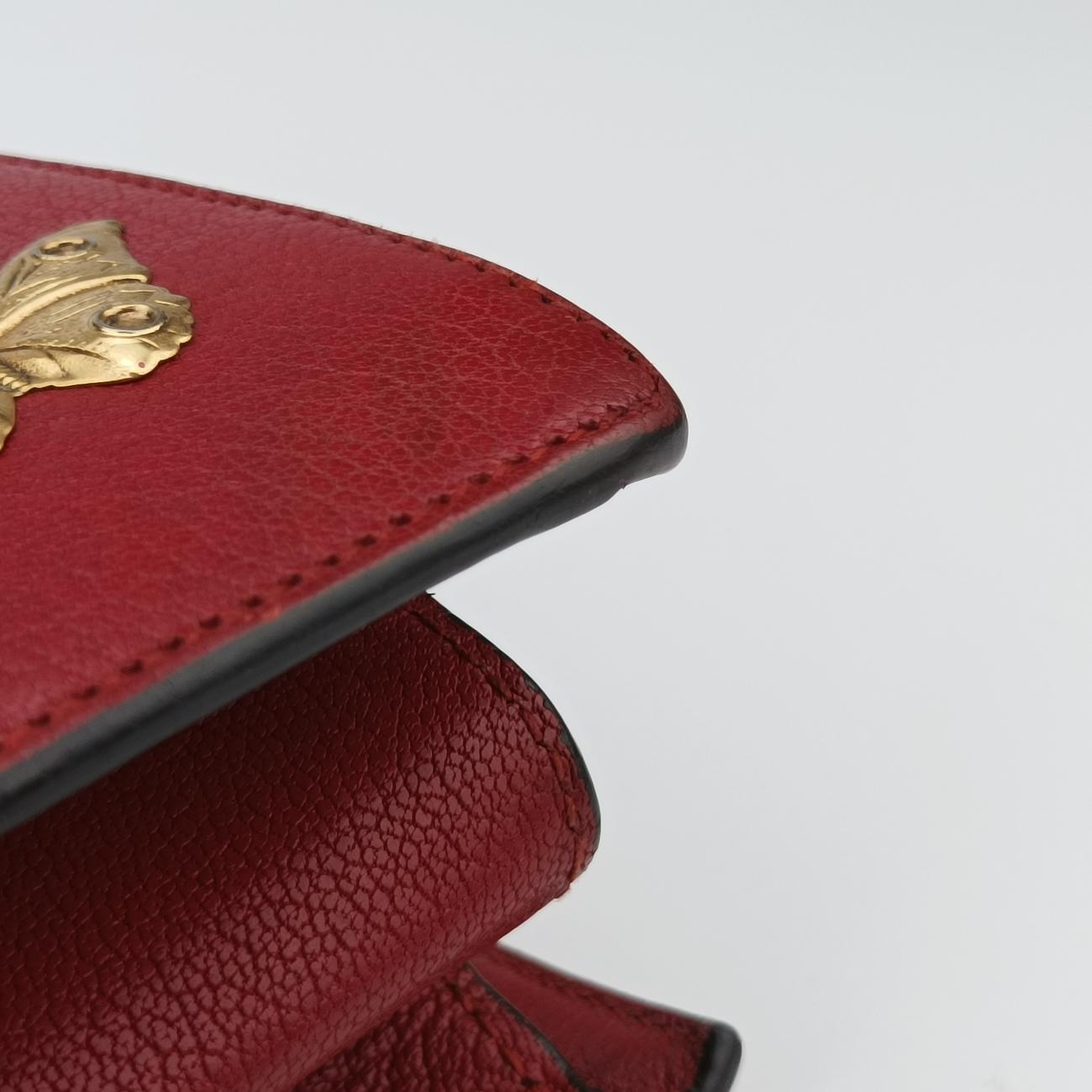 Vintage Gucci Ottilia Red×Multicolor Leather 488712 shoulderbag | stylenewstar