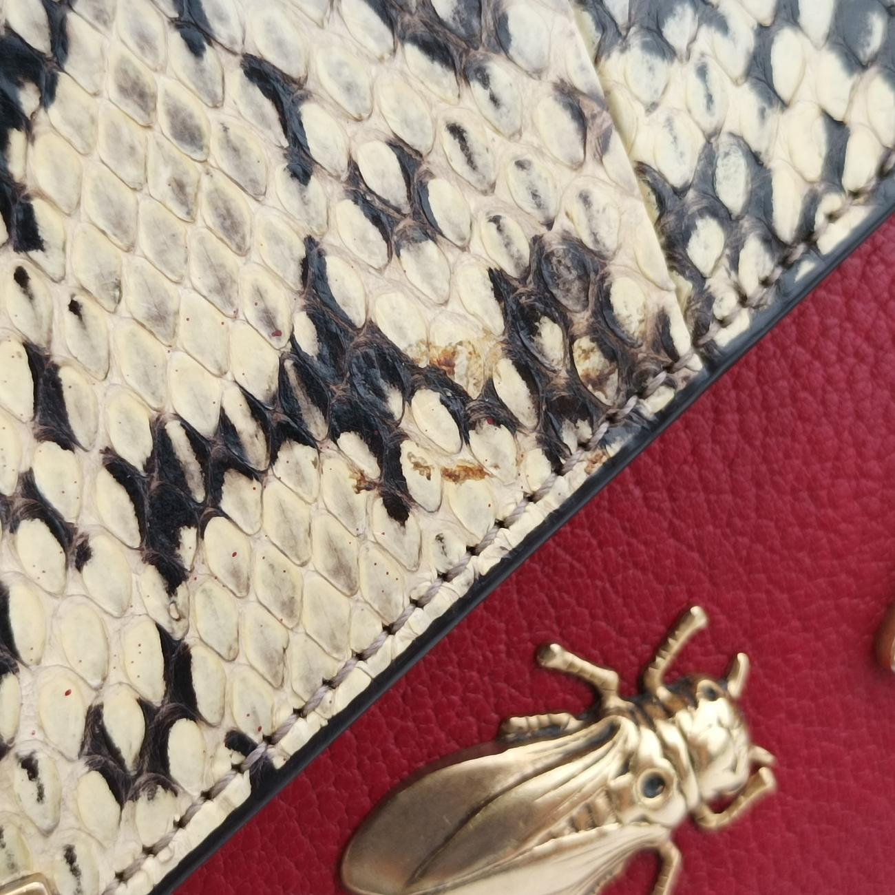 Vintage Gucci Ottilia Red×Multicolor Leather 488712 shoulderbag | stylenewstar