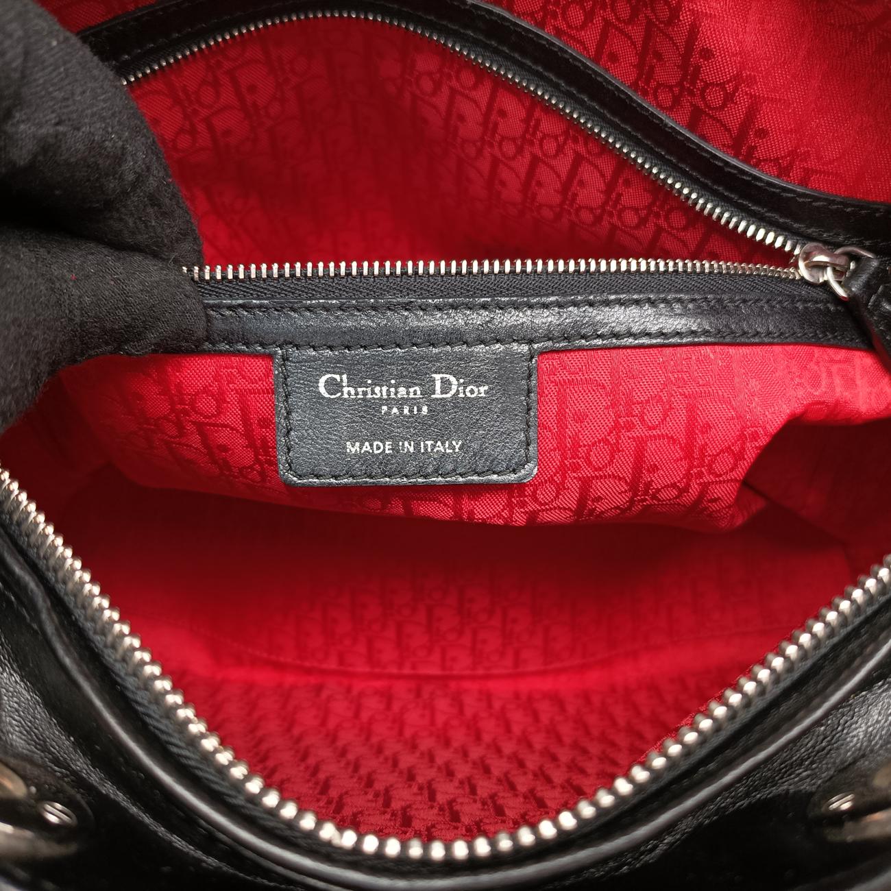 Secondhand Christian Dior Lady Dior Black lambskin  handbag | stylenewstar