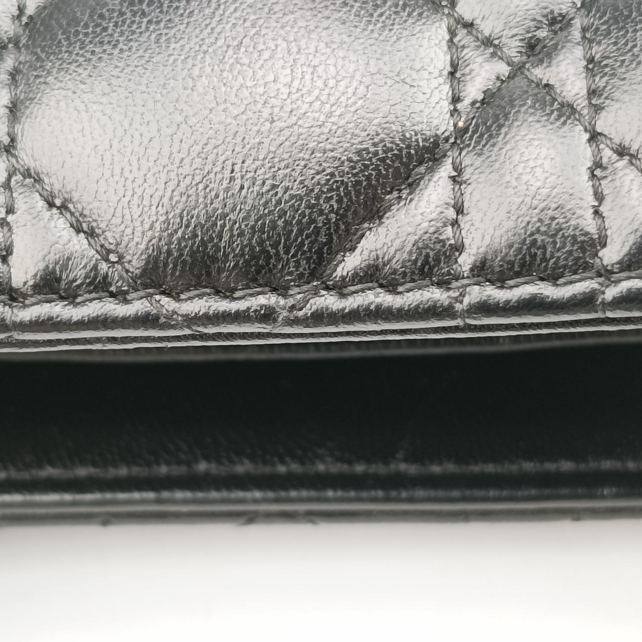 Secondhand Christian Dior Lady Dior Black lambskin  handbag | stylenewstar